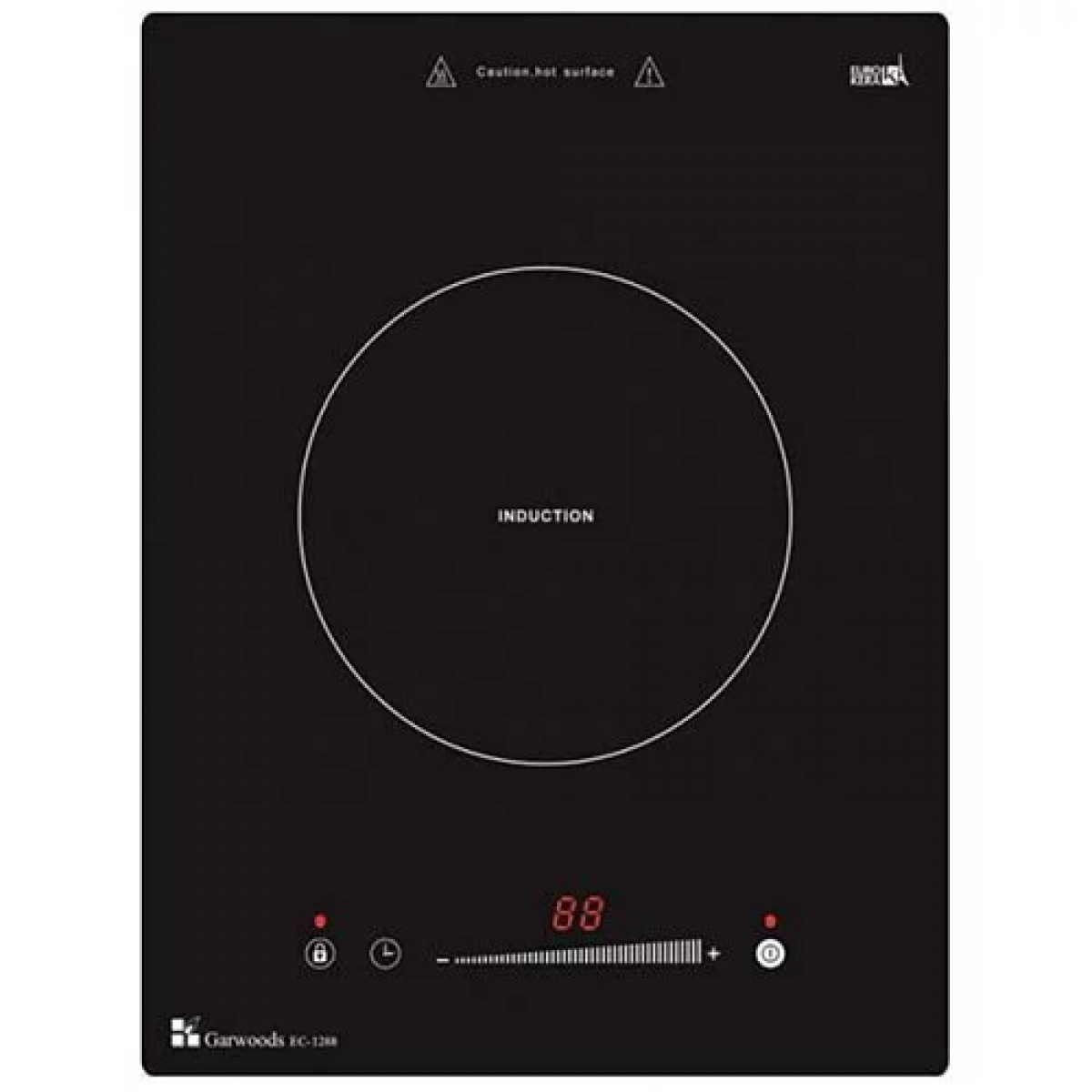 GARWOODS 樂思 EC1288(鉛灰) 34.5厘米 嵌入式單頭電磁爐